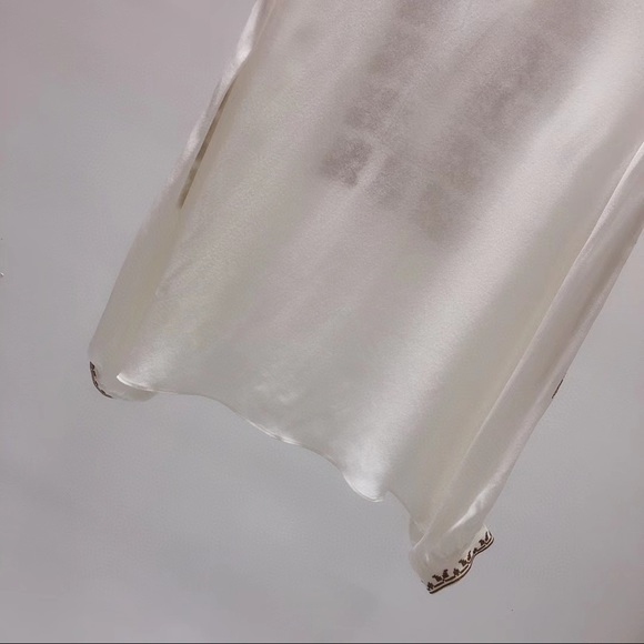 Nili Lotan Silk top embroidery-brand new S - Picture 9 of 14